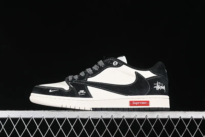 All Categories Air Jordan Jordan Series Basketball Shoes Air Jordan 1 Low High-end Customized Low-top Shoes Travis Scott x Fragment Design x Air Jordan 1 Low OG SP AJ1 Joe 1 Supreme Stusi Joint-Red Label Heiwu Low-top Cultural Casual Shoes SJ2068-124